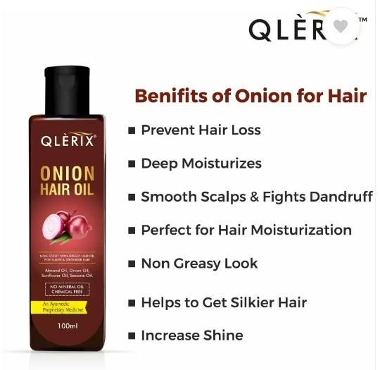 Onion Anti Hair Fall With Hair Growth Hair Oil | 100 ml (Pack of 2)