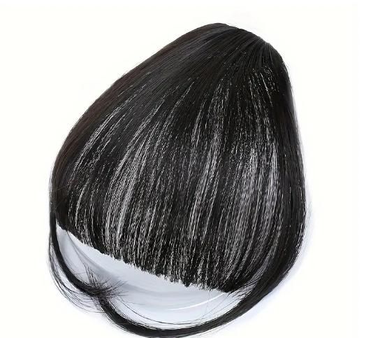 One Piece Fringe Hairpiece for Natural-Looking Volume and Length (Black)